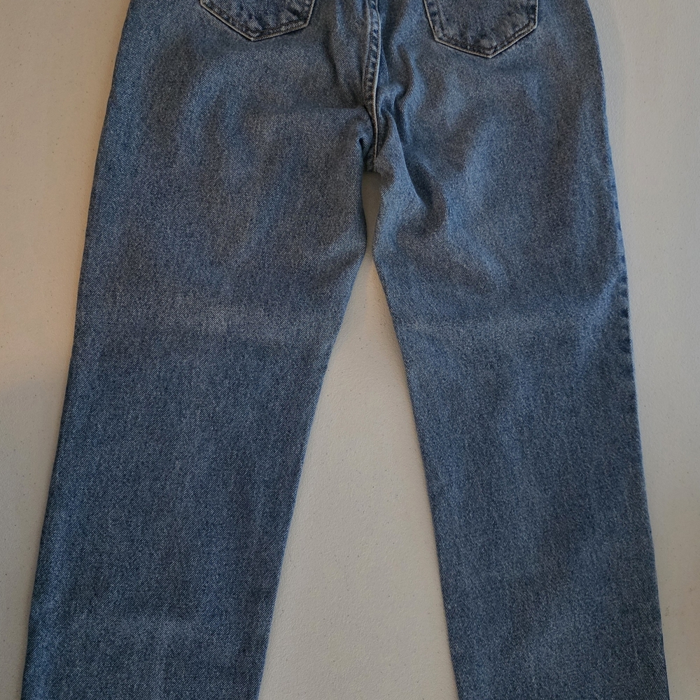 Vintage Lauren Ralph Lauren 90s High Waisted Mom Jeans Petite 100% Cotton - Picture 2 of 11